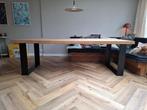 Eetkamer Tafel, Huis en Inrichting, Tafels | Eettafels, Ophalen, Gebruikt, Eikenhout, 200 cm of meer