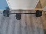 Halterset 30 kg, Sport en Fitness, Fitnessmaterialen, Ophalen, Zo goed als nieuw, Halterset