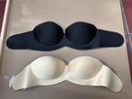 MAGIC Bodyfashion Wing Bra -Huidskleur en zwart Cup B en D, Kleding | Dames, Ophalen of Verzenden, Zwart, BH