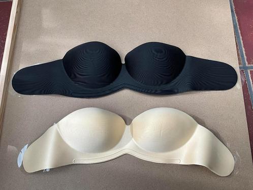 MAGIC Bodyfashion Wing Bra -Huidskleur en zwart Cup B en D, Kleding | Dames, Ondergoed en Lingerie, BH, Zwart, Ophalen of Verzenden