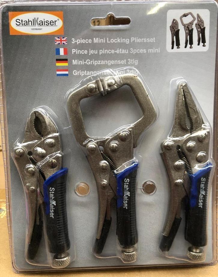 Griptangenset mini 3dlg, Auto diversen, Autogereedschap, Nieuw, Ophalen of Verzenden