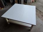 witte salontafel, Huis en Inrichting, 50 tot 100 cm, Minder dan 50 cm, Witte salontafel, Gebruikt