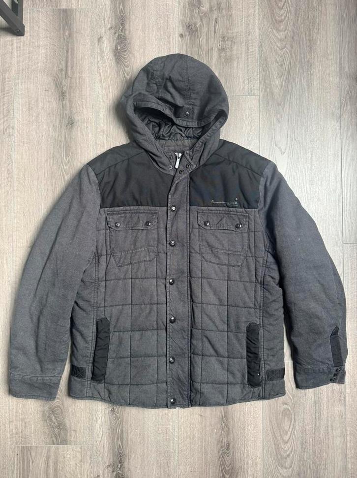 EDC jas – grijs/zwart – maat XXL, Kleding | Heren, Jassen | Winter, Zo goed als nieuw, Overige maten, Zwart, Ophalen of Verzenden