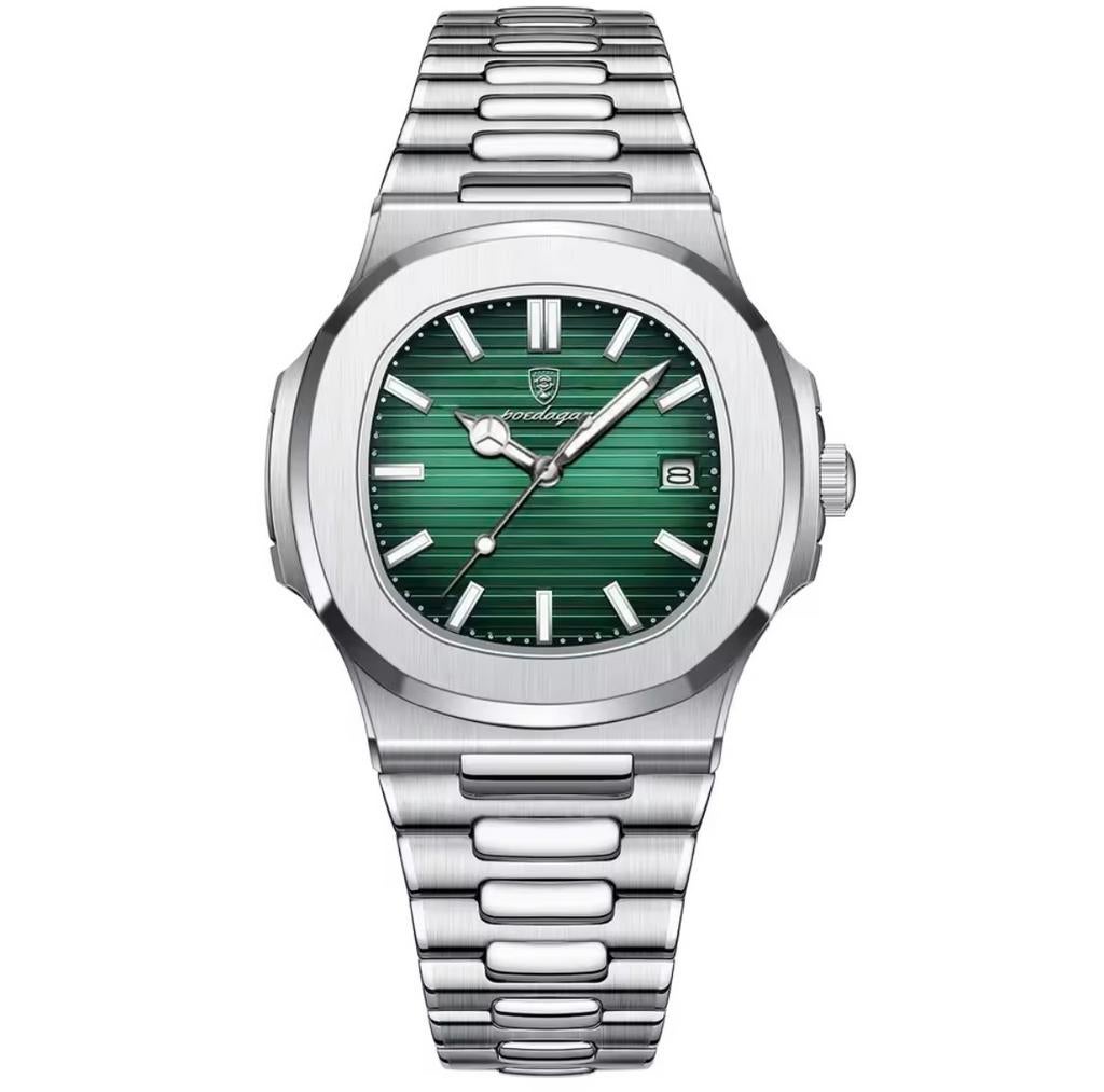 Poedagar Polshorloge - Stijlvol en Nieuw!, Sieraden, Tassen en Uiterlijk, Horloges | Heren, Overige merken, Staal, Polshorloge
