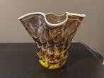 Mooie zakdoek vaas Murano, Gebruikt, Overige kleuren, Verzenden, Glas