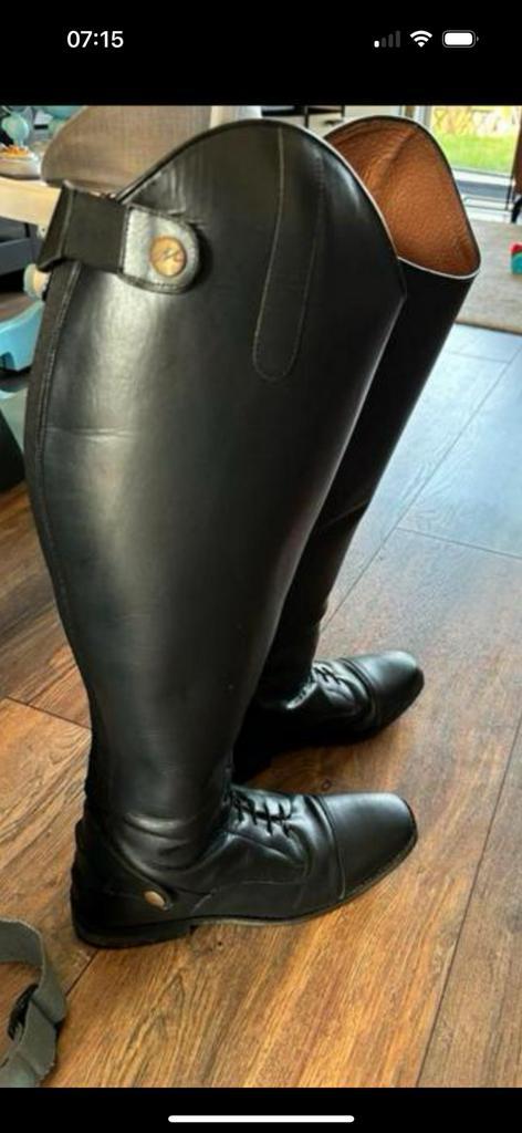 Mondoni wakefield leren laarzen 6 maanden oud!, Dieren en Toebehoren, Paardrijkleding, Zo goed als nieuw, Dames, Schoeisel, Dressuur