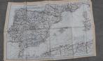 Tweede Wereldoorlog Engeland Escape Map Silk Spain France, Verzamelen, Militaria | Tweede Wereldoorlog, Ophalen of Verzenden, .