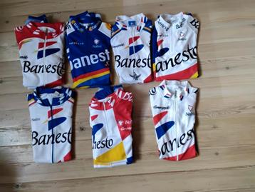 Te koop serie wielershirts team Banesto beschikbaar voor biedingen