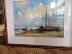 Van Beekum aquarel, ingelijst, 1921-2004, Ophalen of Verzenden