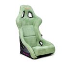 NRG Prisma Cosmo Alcantara Olijf groen Kuipstoel Sportstoel, Auto diversen, Tuning en Styling, Ophalen of Verzenden
