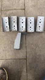 Balkdragers 17 x 7 cm - 6 stuks, Ophalen of Verzenden, Gebruikt, IJzer