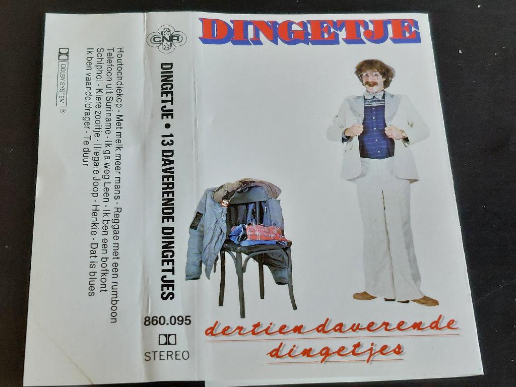 DINGETJE - DERTIEN DAVERENDE DINGETJES (MC), 1 bandje, Ophalen of Verzenden, Zo goed als nieuw, Origineel