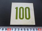 sticker 100   ennia verzekeringen, Ophalen, Zo goed als nieuw, Bedrijf of Vereniging