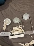 Drie ikea lampen voor op een kast, Huis en Inrichting, Lampen | Spots, Ophalen of Verzenden, Zo goed als nieuw, Metaal of Aluminium
