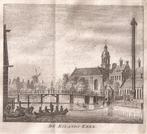 Amsterdam De Eilands-Kerk ca. 1765, Antiek en Kunst, Kunst | Etsen en Gravures, Ophalen of Verzenden