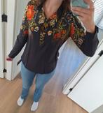 Desigual Blouse Maat S - Viscose & Zijde, Zwart, Ophalen of Verzenden, Zo goed als nieuw, Desigual
