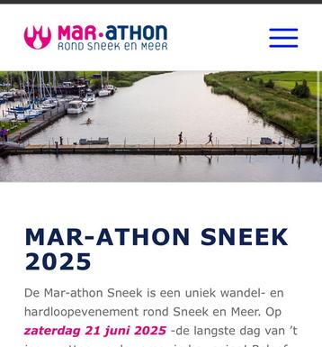 Halve Marathon Sneek 21km 21 juni beschikbaar voor biedingen