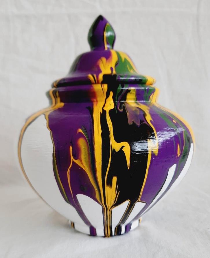 Urn Kleurig ( Verdeel urn ), Huis en Inrichting, Woonaccessoires | Overige, Nieuw, Ophalen of Verzenden