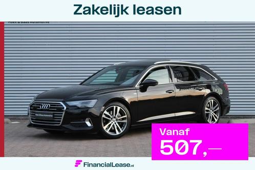 Audi A6 Avant 45 TFSI quattro S ed Pano/360cam/Led/Stoelverw, Auto's, Audi, Bedrijf, Lease, Financial lease, A6, ABS, Achteruitrijcamera