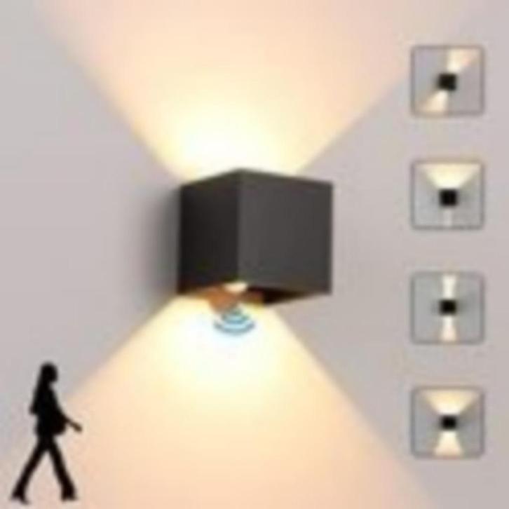 Buitenlampen, Tuin en Terras, Buitenverlichting, Nieuw, Wandlamp, Aluminium, Minder dan 50 watt, Netvoeding, Bewegingssensor, Waterbestendig