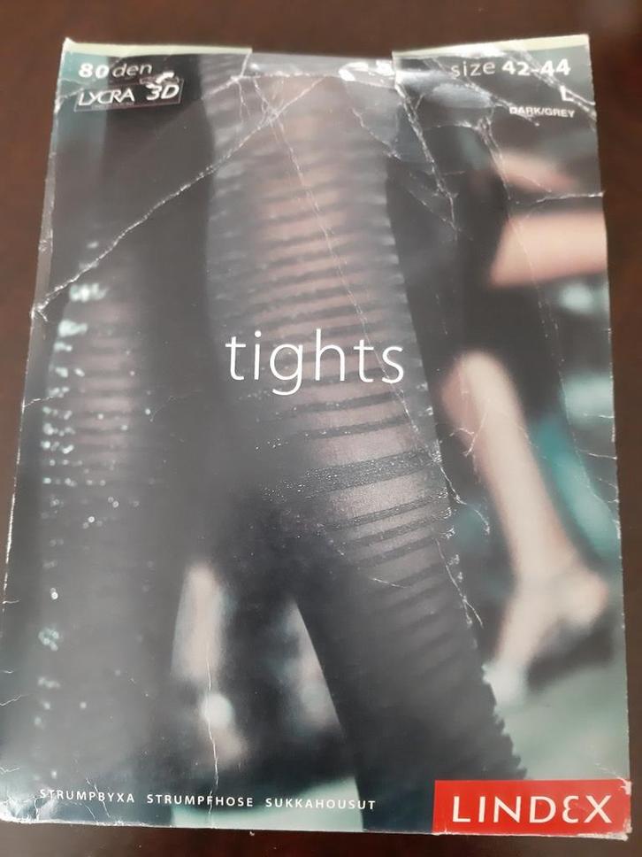 Lindex 60d panty met horizintaal streepeffect 42-44, Kleding | Dames, Leggings, Maillots en Panty's, Nieuw, Panty, Overige maten