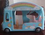 Sylvanian familie regenboog bus, Kinderen en Baby's, Speelgoed | Poppenhuizen, Ophalen of Verzenden, Zo goed als nieuw, Toebehoren