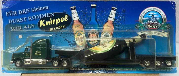 1:87 Rhon Knirpel Bier Peterbilt 377 , Nieuw in verpakking, Hobby en Vrije tijd, Modelauto's | 1:87, Nieuw, Bus of Vrachtwagen