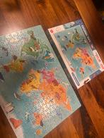 Legpuzzel Wereldkaart 250 stukjes, Ophalen of Verzenden, Minder dan 500 stukjes, Zo goed als nieuw, Legpuzzel