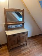 Antieke Toilettafel-kaptafel- commode delfs blauw, Huis en Inrichting, Gebruikt, 100 tot 150 cm, Ophalen of Verzenden, Met lade(s)