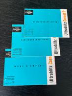 3x gebruiksaanwijzing Ultrablitz Cornet P flitser 60’s, Ophalen of Verzenden, 1940 tot 1960, Overige typen