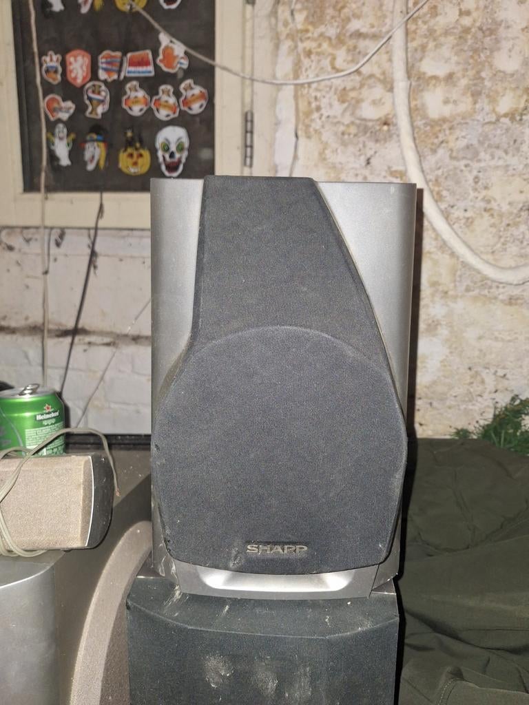 Sharp Luidspreker - Gebruikt, Overige merken, Gebruikt, Ophalen of Verzenden, Minder dan 60 watt
