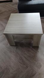 Salon tafel vierkant licht eiken gelamineerd, Ophalen, Gebruikt, 50 tot 100 cm, Vierkant