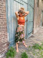 Feestelijke geborduurde overslagrok, Kleding | Dames, Rokken, Maat 38/40 (M), Verzenden, Gedragen, Onder de knie