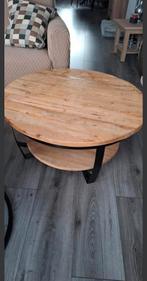 Ronde mango salontafel, Ophalen, Overige materialen, 50 tot 100 cm, Rond