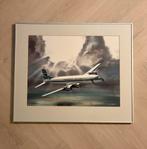 DC 6B Transavia poster Thijs Postma, Ophalen of Verzenden