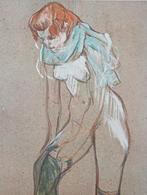 Henri Toulouse-Lautrec offset prent naakt erotiek, Antiek en Kunst, Ophalen of Verzenden