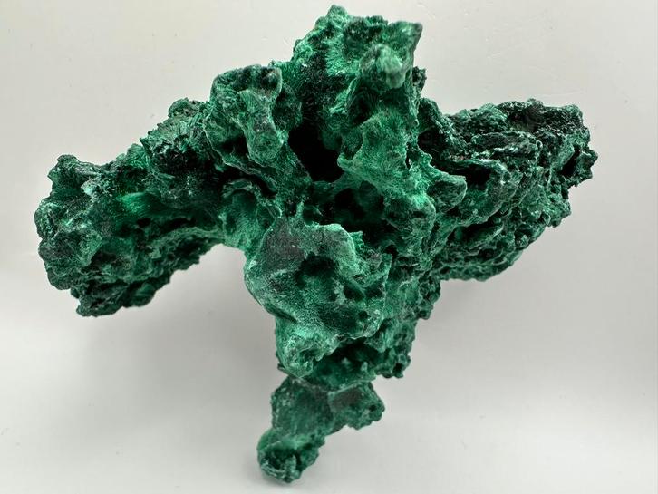 Vezelige malachiet – Katanga, Congo, Verzamelen, Mineralen en Fossielen, Mineraal, Ophalen of Verzenden