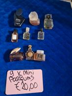 9x mini parfums, Verzamelen, Parfumverzamelingen, Ophalen, Zo goed als nieuw, Miniatuur