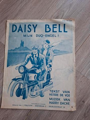 Muziekblad Daisy Bell - 1900 beschikbaar voor biedingen