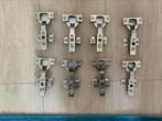 Blum scharnieren / IKEA Pax scharnieren, Doe-het-zelf en Verbouw, Hang- en Sluitwerk, Ophalen, Zo goed als nieuw, IJzer, Scharnier
