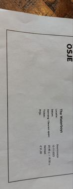 Waterboys Nijmegen doornroosje, Eén persoon