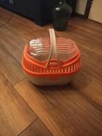 Beeztees travica reismand/ transportbox  knaagdieren roze, Dieren en Toebehoren, Ophalen of Verzenden, Zo goed als nieuw