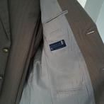 Hugo Boss taupe /grijzig gestr. kostuum Movie mt 48 nr 40165, Kleding | Heren, Kostuums en Colberts, Grijs, Maat 48/50 (M), Ophalen of Verzenden