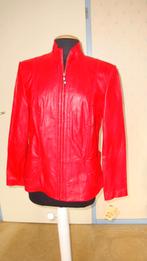 023 Nieuw rood leren jasje van Gerry Weber in maat 42, Verzenden, Maat 42/44 (L), Nieuw, Gerry weber