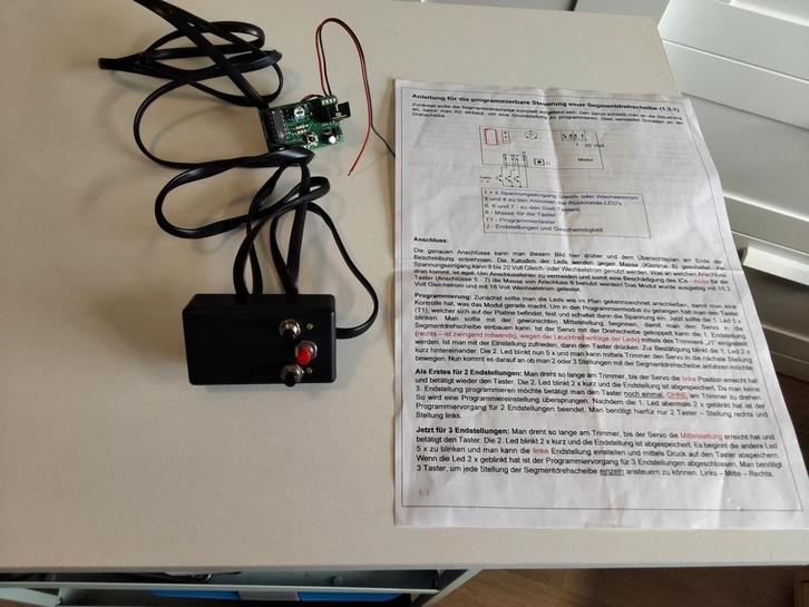 Aanstuuring voor een sigment draaischijf, Hobby en Vrije tijd, Modeltreinen | H0, Wagon, Gelijkstroom, Overige merken, Ophalen of Verzenden