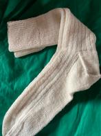 Handgemaakte katoenen sokken - 26 cm, Kleding | Dames, Sokken en Kousen, Sokken en Kniesokken, Wit, Nieuw, Ophalen of Verzenden