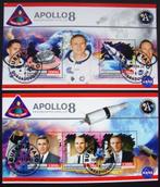 - 402 - 2 Blokken met Amerikaanse Ruimtevaart., Verzenden, Gestempeld, Overige thema's