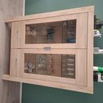 Vitrinekast met verlichting, Ophalen, Gebruikt, 100 tot 150 cm, 150 tot 200 cm