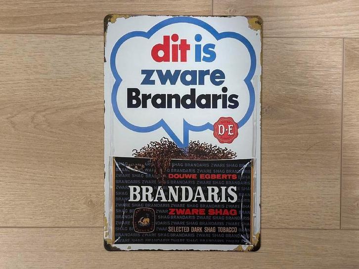 Reclamebord Douwe Egberts Brandaris 20x30, Verzamelen, Merken en Reclamevoorwerpen, Zo goed als nieuw, Reclamebord, Ophalen of Verzenden