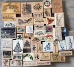 Kerststempels, Hobby en Vrije tijd, Stempelen, Ophalen of Verzenden, Gebruikt, Houten stempel